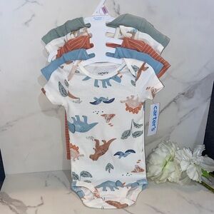 Carter's Dinosaur Print Kids One Piece - Multicolor Size 9Months